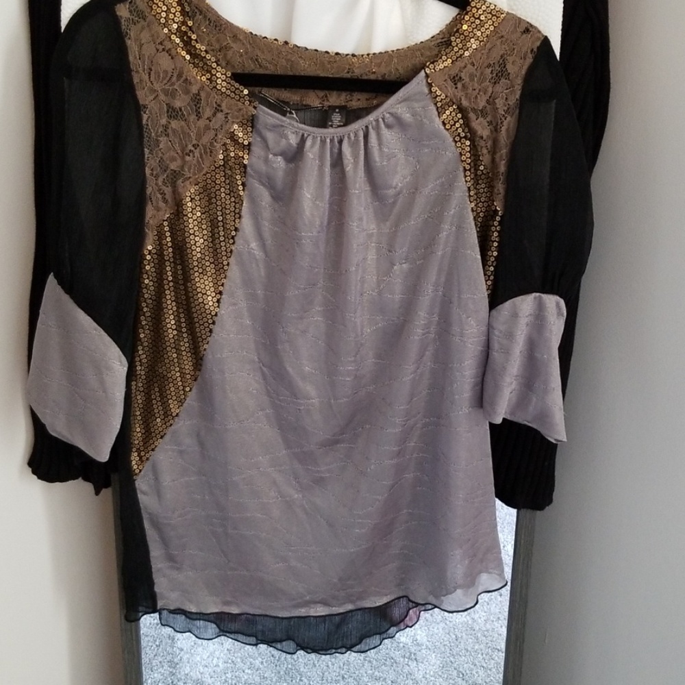 BKE sheer top